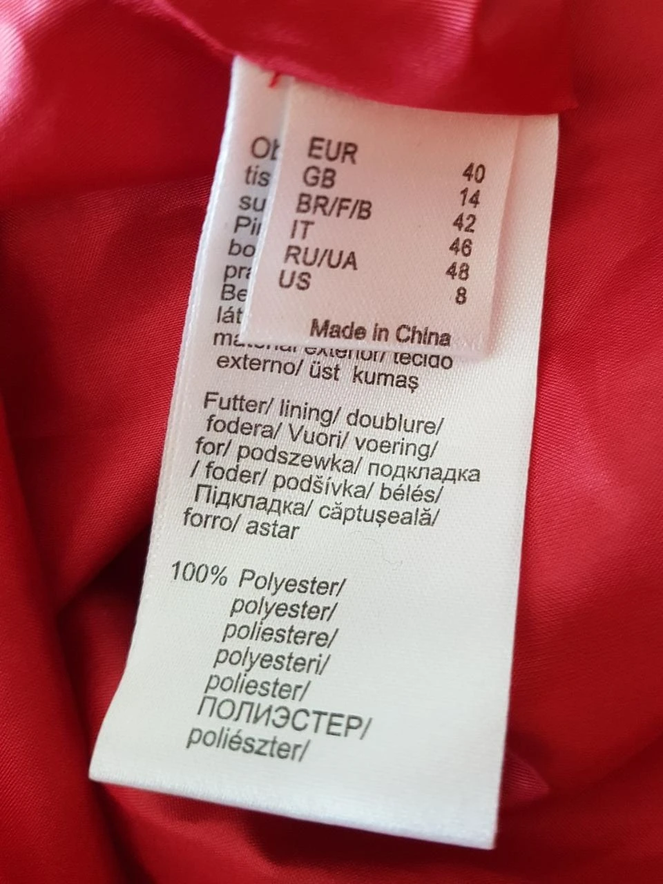 ❤️Vestido largo asimétrico rojo Bodyflirt T.40 – photo 6